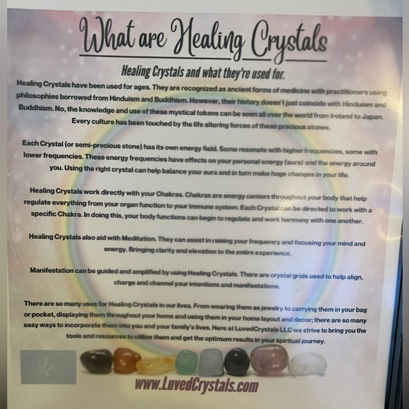 About to start listing my HANDCRAFTED METAPHYSICAL CREATIONS! LuvedCrystals.com